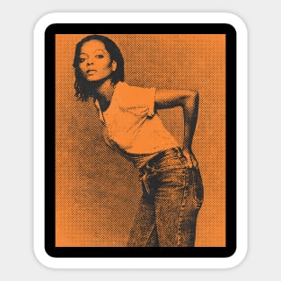 Diana Ross Vintage Sticker